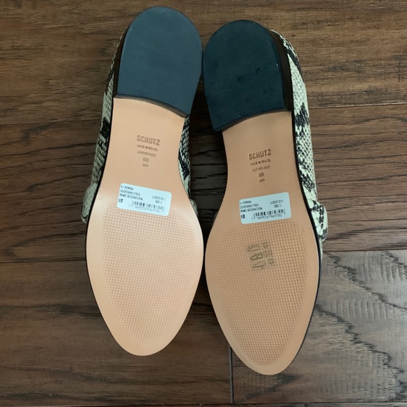 SCHUTZ Natural Snake Flats - Picture 5 of 5